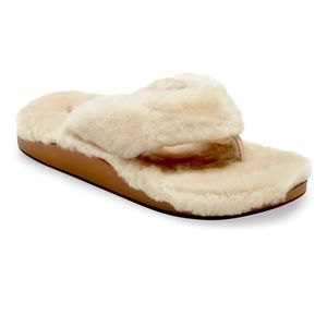 Kipea Heu Genuine Shearling Slide Sandal